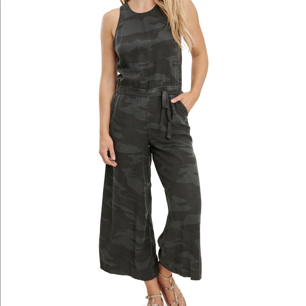 Splendid Somerset Camo Jumpsuit Medium
